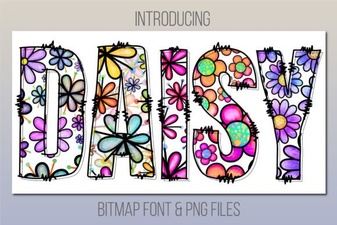 Daisy Font Creative Design and Project Ideas