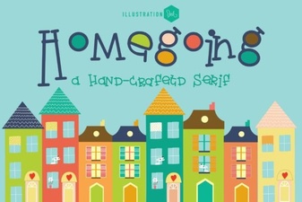 Homegoing Font Design and Creative Uses