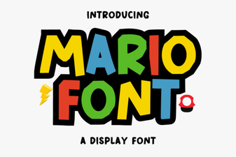 Mario Font Style Guide and Creative Usage Ideas