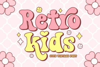 Retro Kids Font Design Trends and Creative Uses