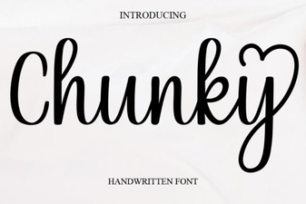 Chunky Font Design Trends 2024