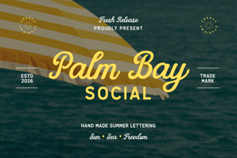 Palm Bay Social Font Design Trends 2024